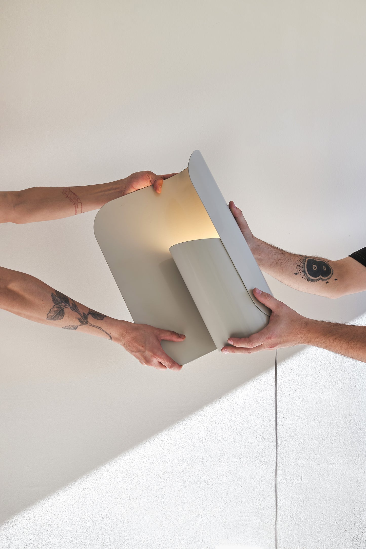 Lámpara Ciro Greige - Grande