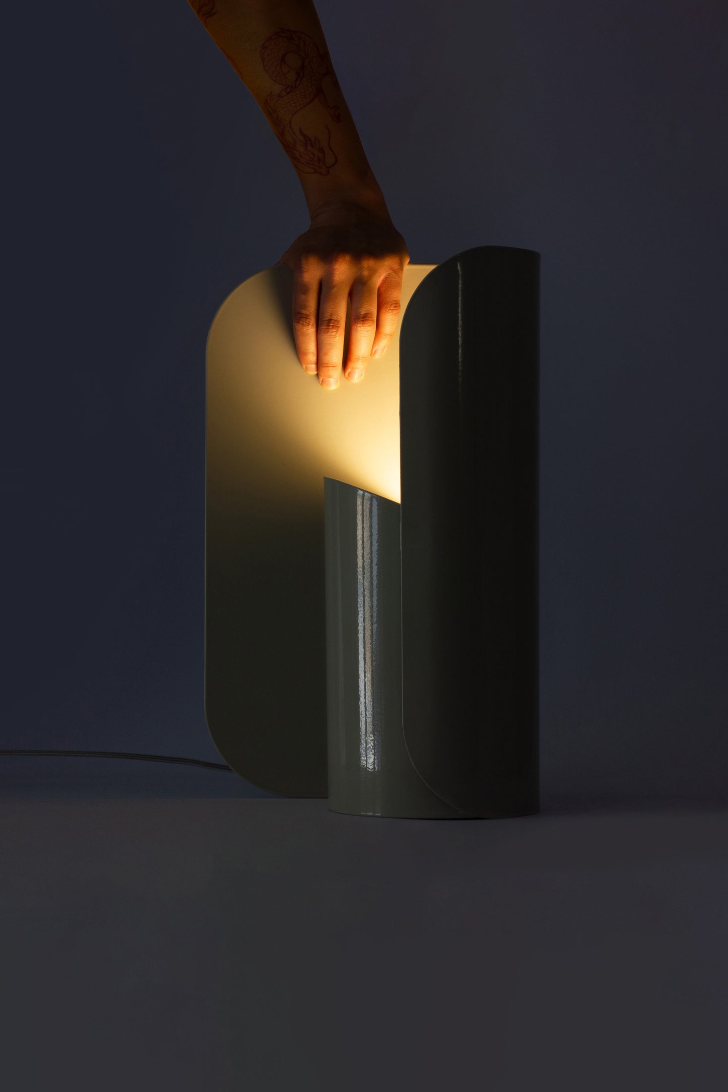 Lámpara Ciro Greige - Grande