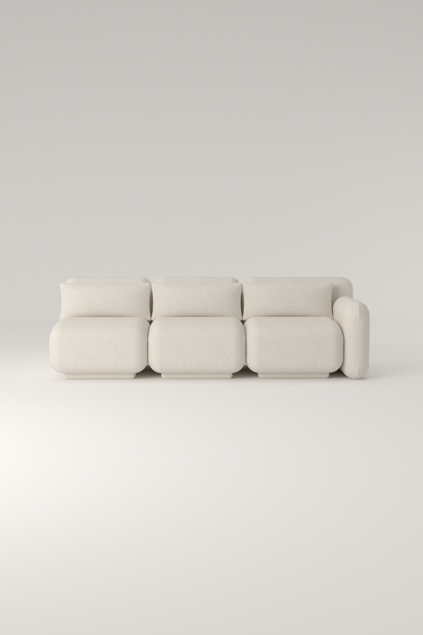 Dante Sofá Módular - un Módulo Brazo y dos Intermedios