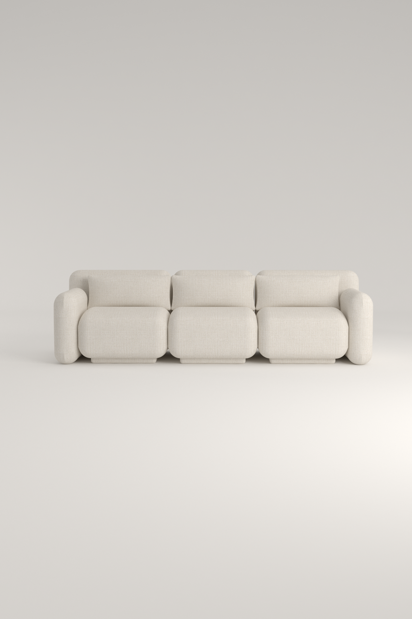 Dante Sofá Módular - Dos Módulos Brazo y uno Intermedio