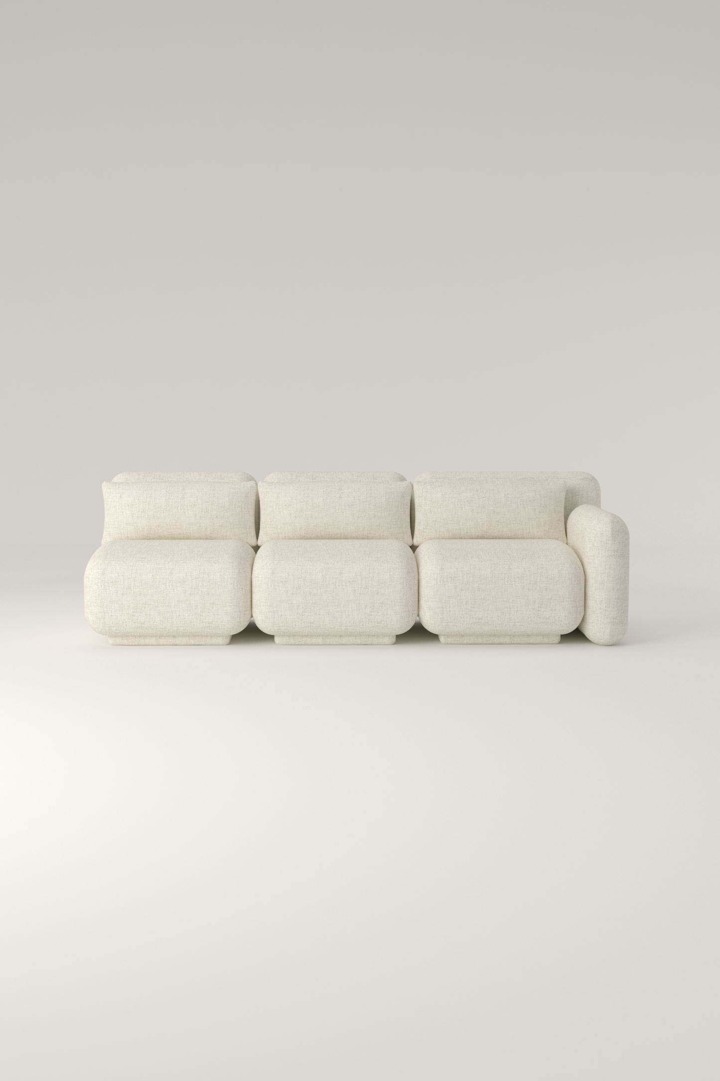 Dante Sofá Módular - un Módulo Brazo y dos Intermedios