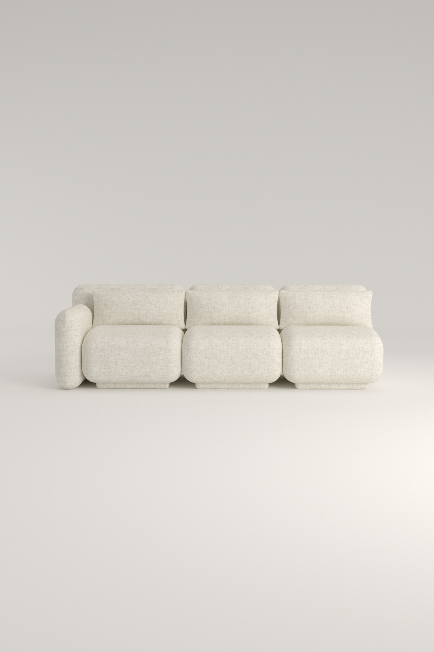 Dante Sofá Módular - un Módulo Brazo y dos Intermedios