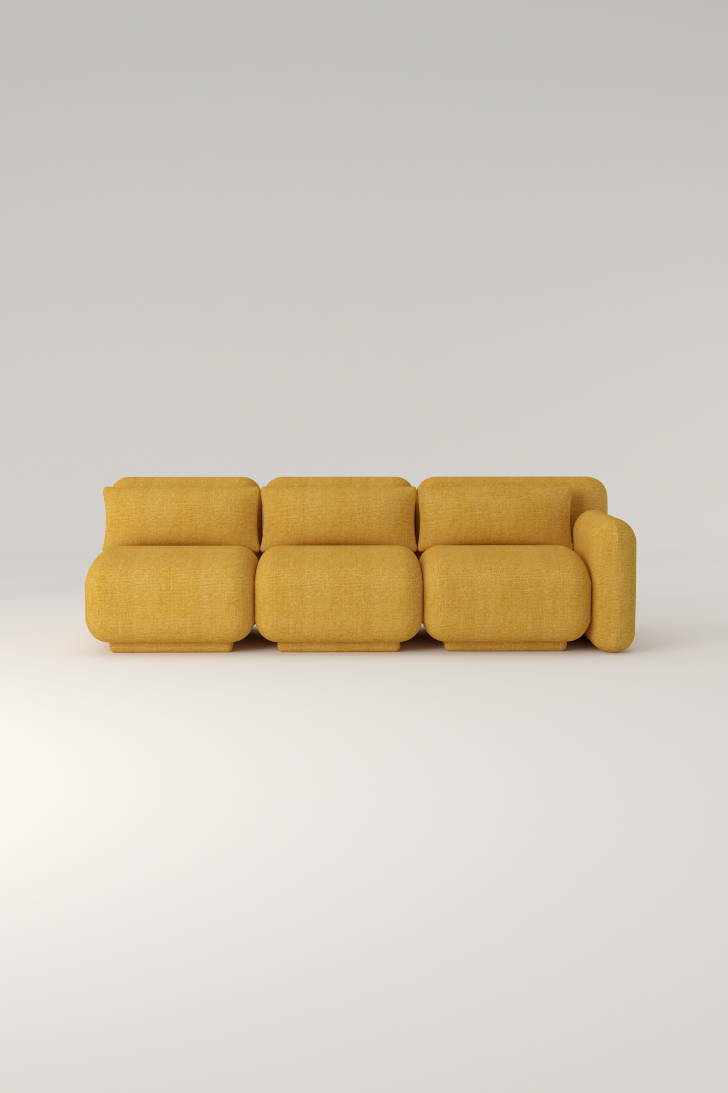 Dante Sofá Módular - un Módulo Brazo y dos Intermedios
