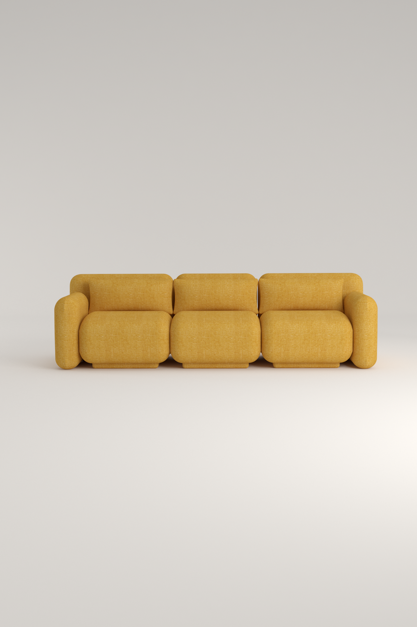 Dante Sofá Módular - Dos Módulos Brazo y uno Intermedio