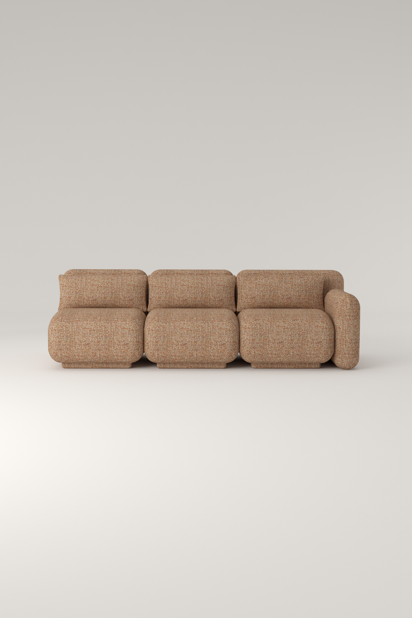 Dante Sofá Módular - un Módulo Brazo y dos Intermedios