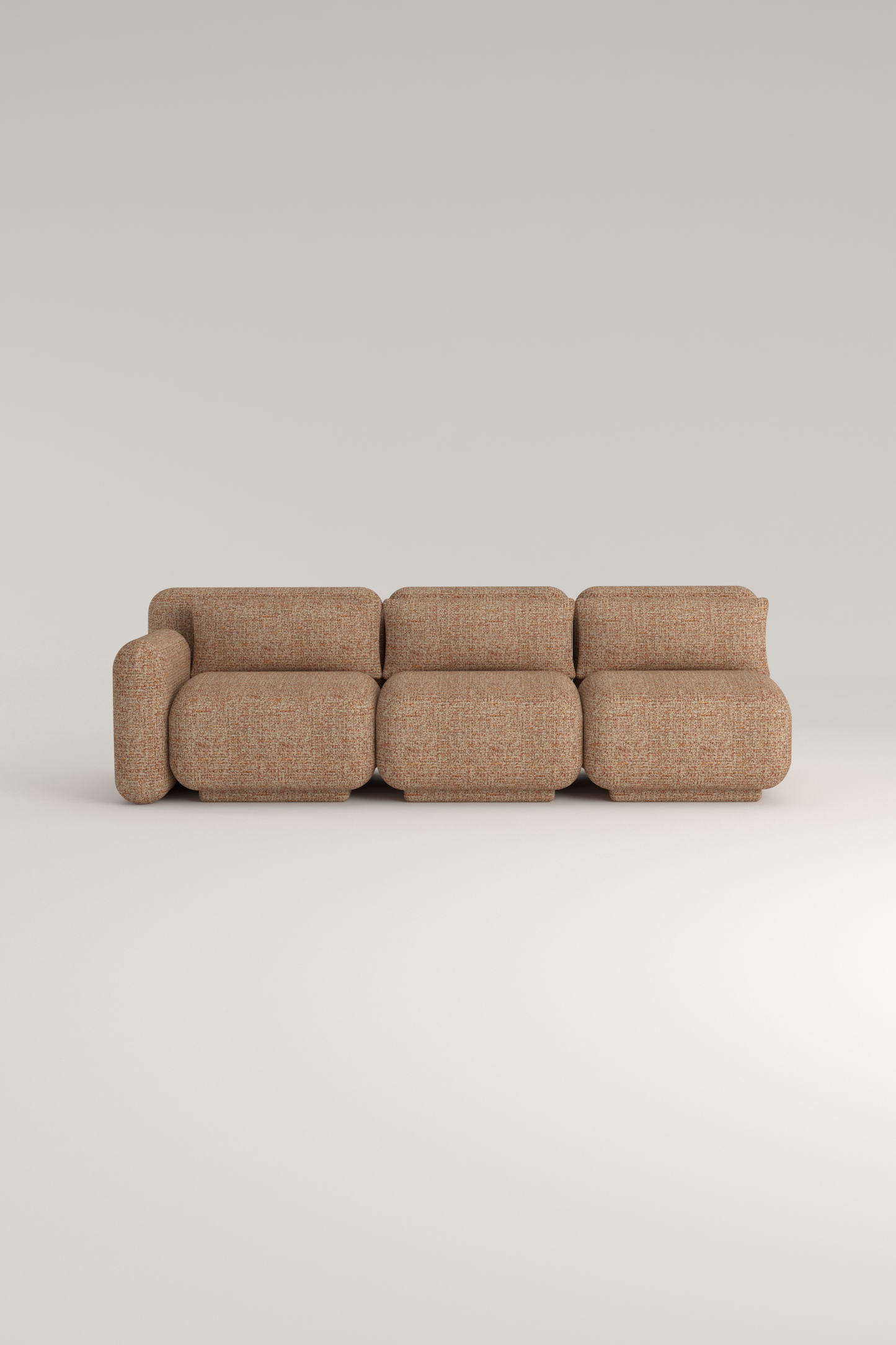 Dante Sofá Módular - un Módulo Brazo y dos Intermedios