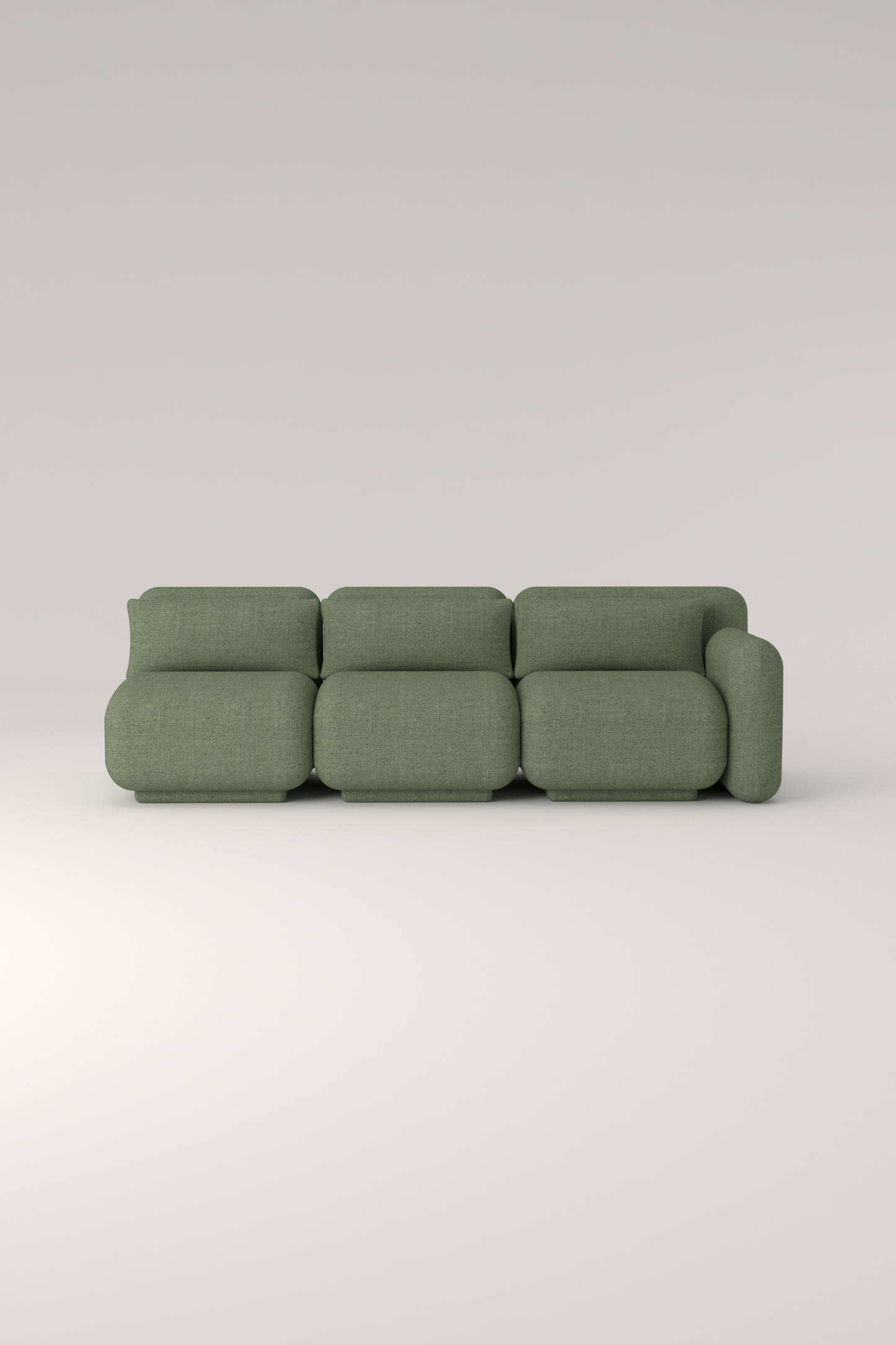 Dante Sofá Módular - un Módulo Brazo y dos Intermedios