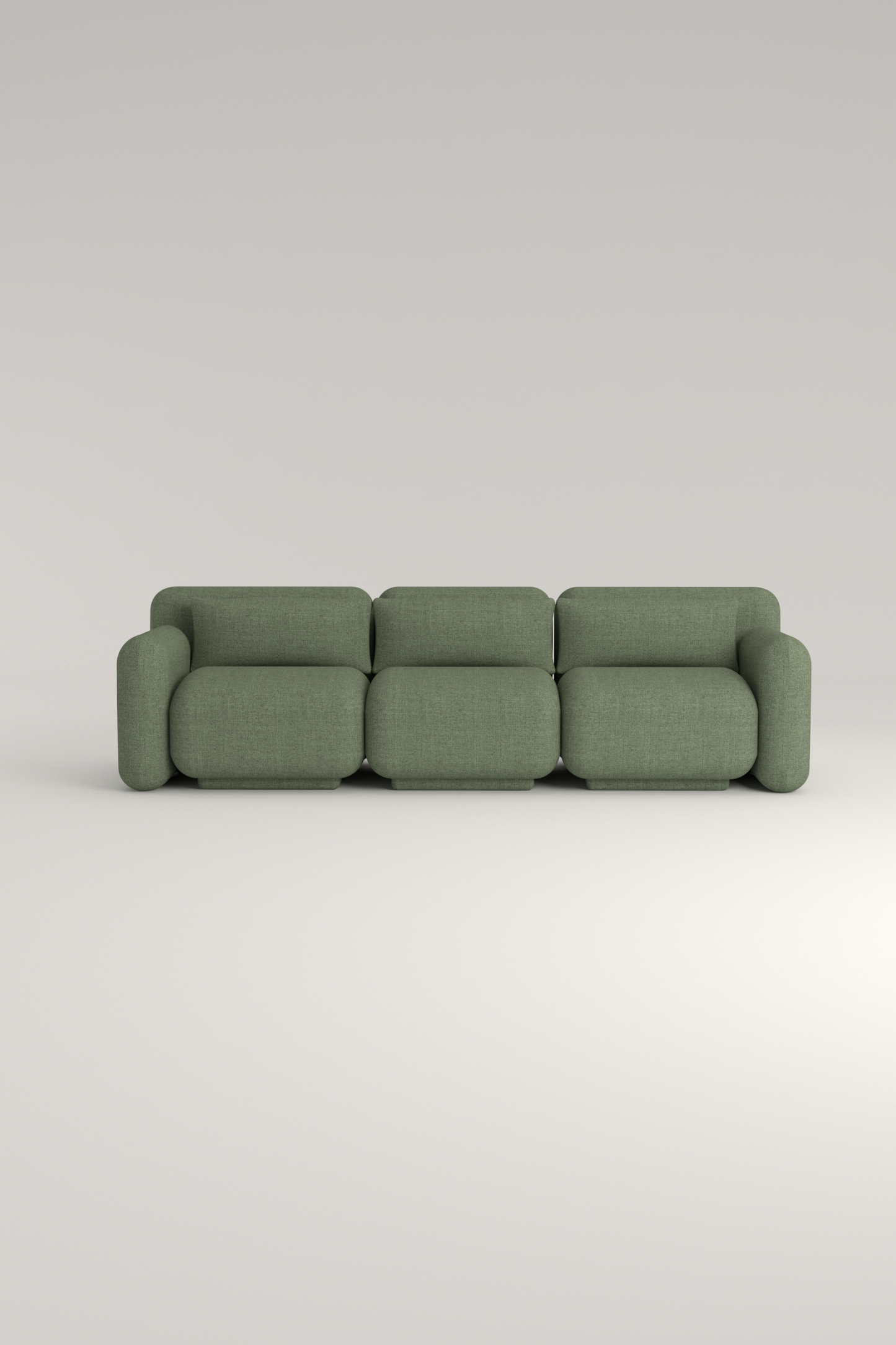 Dante Sofá Módular - Dos Módulos Brazo y uno Intermedio